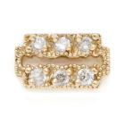 diamond razor earring