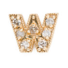 diamond letter earring