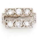 diamond razor earring