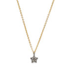 diamond star necklace oxidized