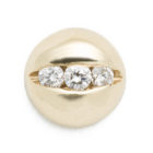 diamond screw earring