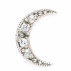 diamond moon earring