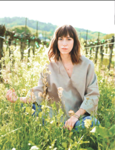 Palo Alto director Gia Coppola is looking sweet in this vineyard wearing our gold bangle for C California Style