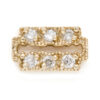 gold diamond razor earring - Image 2