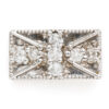 gold and diamond UK flag earring - Image 2