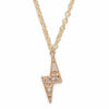 diamond lightning bolt necklace - Image 2