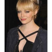 emma stone lena wald gold spike earrings