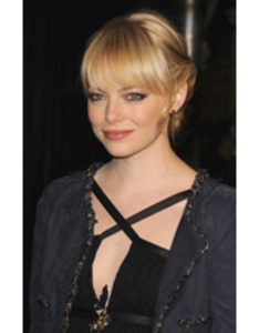 emma stone lena wald gold spike earrings