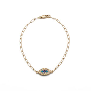 evil eye bracelet with diamonds