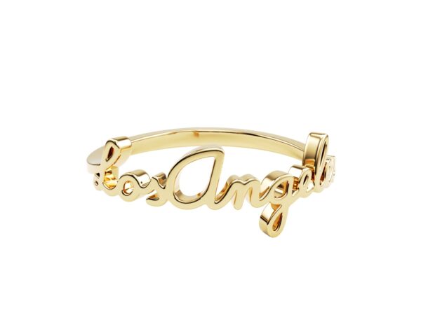 thin script city ring