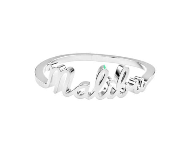thin script city ring - Image 4