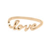 thin script love ring - Image 3