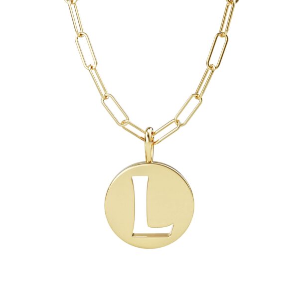 Initial Medallion Necklace